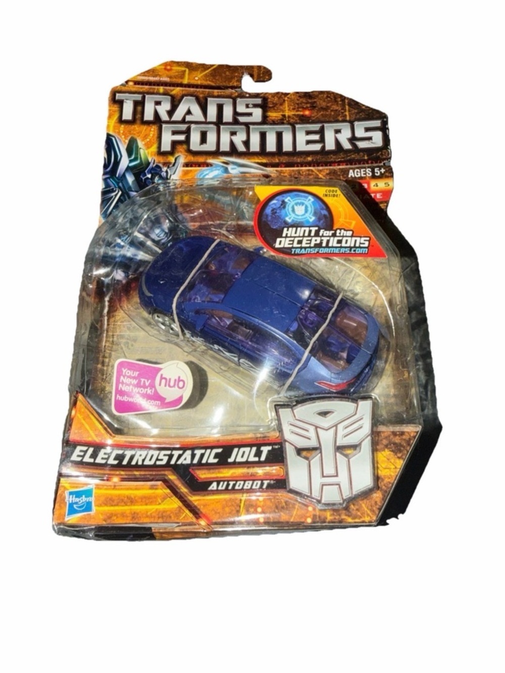 Hasbro Transformers Electrostactic Jolt Autobot Figure - Blue